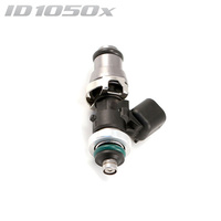 ID1050-XDS Injector Single, 48mm Length, 14mm Grey Adaptor Top, Nissan VR Lower Adaptor