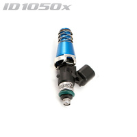 ID1050-XDS Injector Single, 60mm Length, 11mm Blue Adaptor Top, 14mm Lower O-Ring/11mm Machine O-Ring Retainer