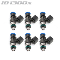 ID1300-XDS Injectors Set of 6, 34mm Length, 14mm Top O-Ring, 14mm Lower O-Ring