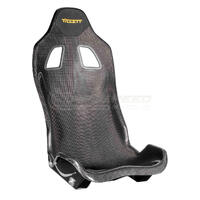Tillett B10 Carbon Fibre/GRP Road/Track Car Racing Seat XL Size - 48.5cm Rolled Edges On