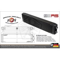CSF Racing Universal Dual-Pass Oil Cooler - M22x1.5 Connections 24x5.75x2.16" w/ Direct Fitment for Porsche 911 (RS Style)