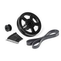 APR Supercharger Drive and Crank Pulley with Belt Press on