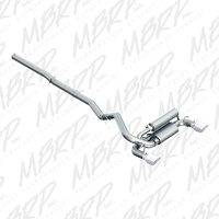 MBRP 3" XP 409 Stainless Dual Outlet Cat Back Exhaust - Ford Focus RS LZ 16-17