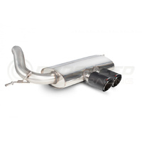Scorpion Exhaust Non-Resonated 3" Cat Back Exhaust w/Ascari Carbon Fibre Tips - Ford Focus ST  Mk3 LW/LZ 11-18