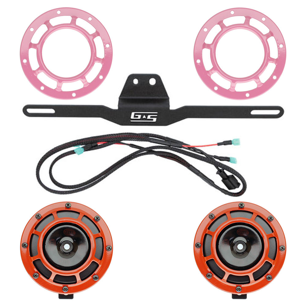 Hella Genuine Supertone Horn Kit w/Grimmspeed Bracket and Harness and PSR Coloured Covers