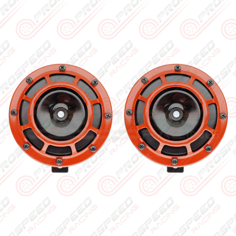 Hella Genuine Supertone Red Horn PAIR - Universal 003399801 | Pro Speed Racing