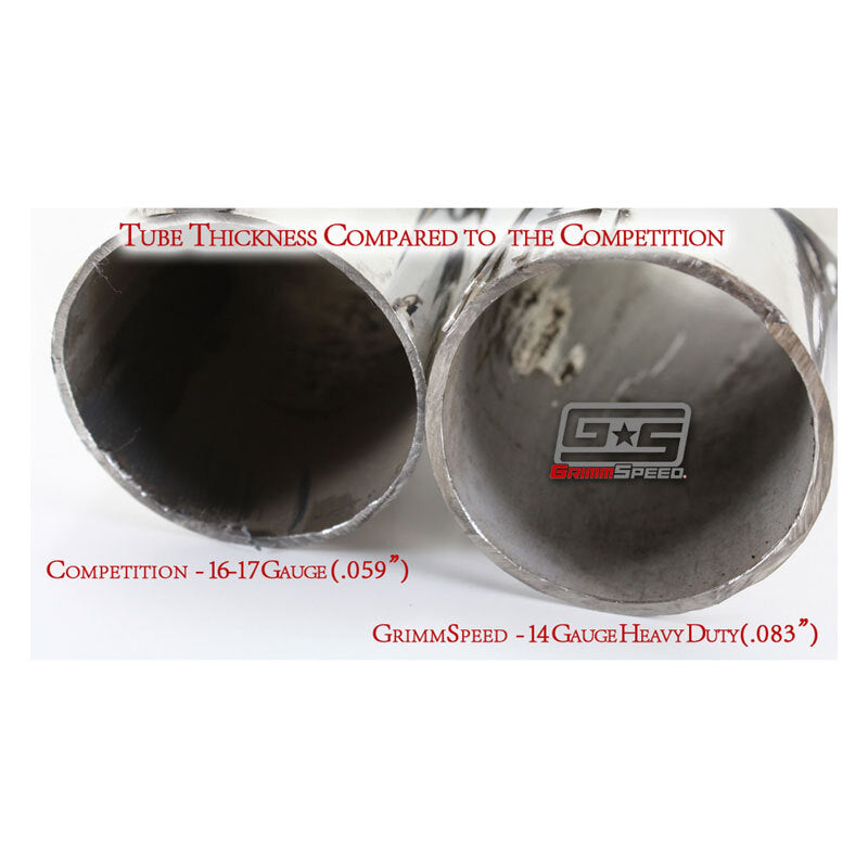 Grimmspeed 3-Bolt Up Pipe Coated