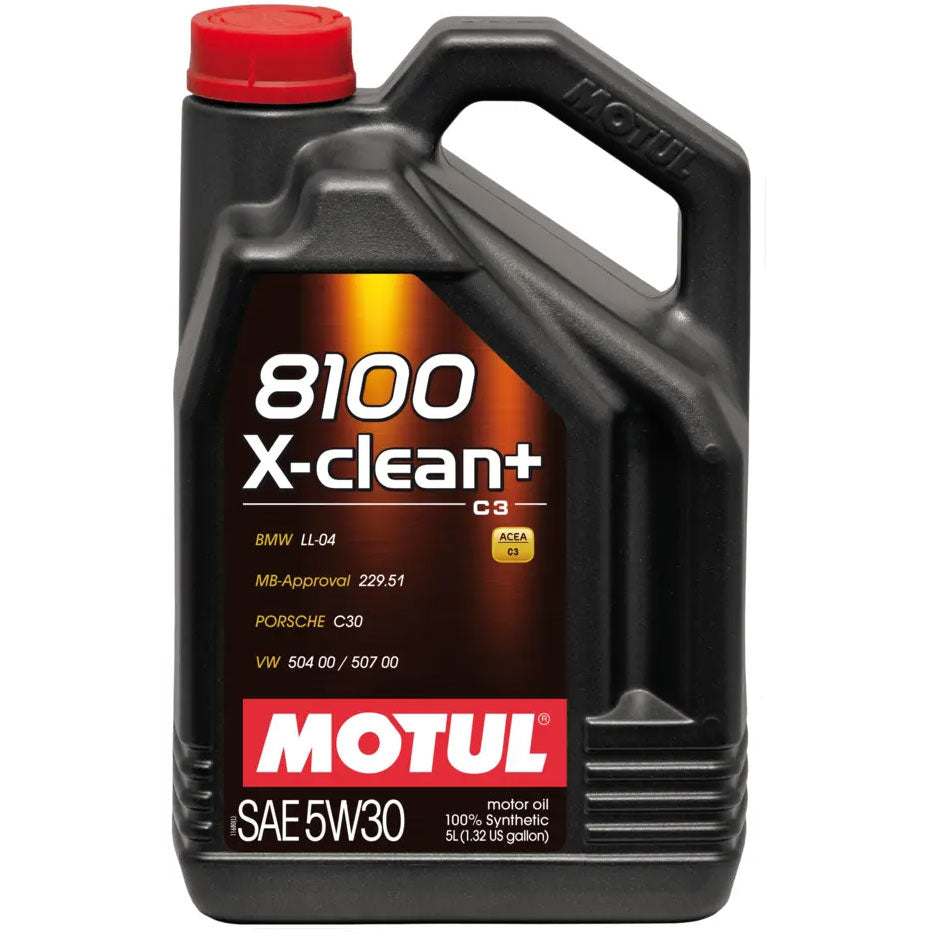 Motul 8100 X-CLEAN+ 5W30 Synthetic Engine Oil 5L
