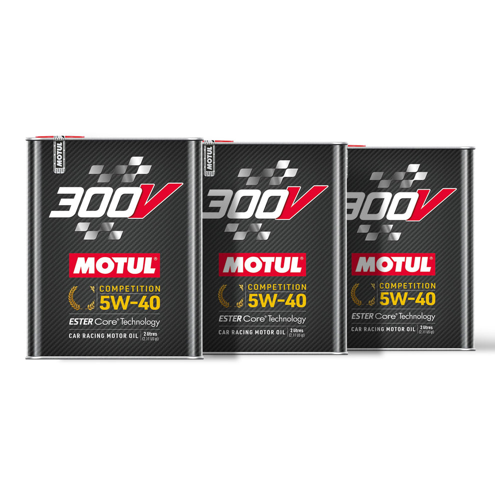 Motul 300V Competition 5W-40 Synthetic Engine Oil 3 x 2L Bulk Buy