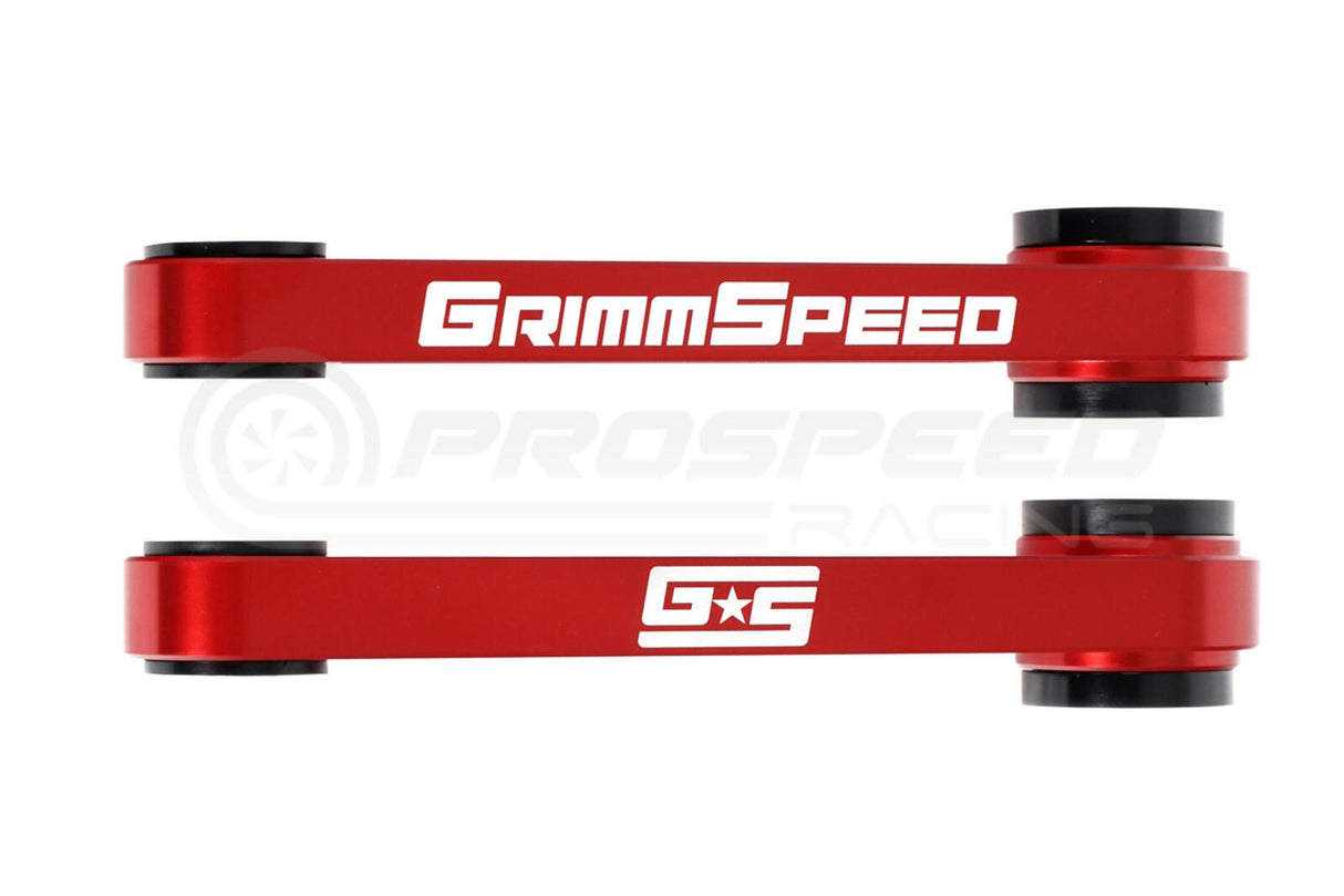 Grimmspeed Race Pitch Stop Mount w/92A Bushings Red
