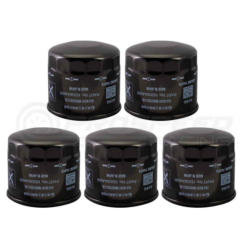Subaru Genuine Oil Filter 5 Pack - Subaru Liberty/Outback/Tribeca (6 Cyl 3.0L/3.6L) 15208AA031