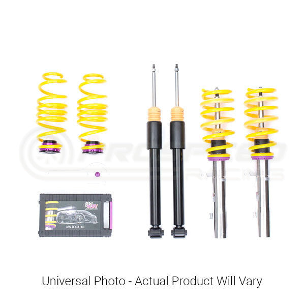 KW Suspensions Variant 2 Inox Coilovers w/DDC Delete - Audi A3, S3 8V (Quattro Only) 1521000T