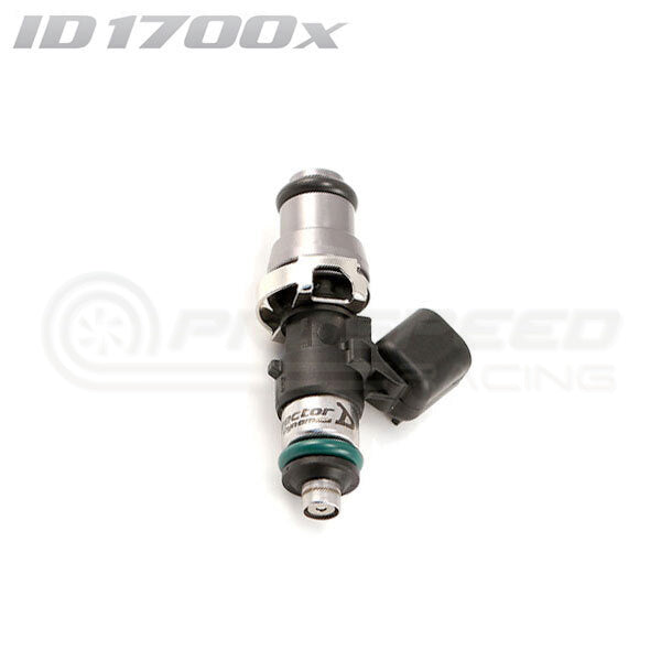 Injector Dynamics ID1750-XDS 48mm Single Injector w/14mm Grey Adaptor Top, 14mm Lower O-ring 1750.48.14.14