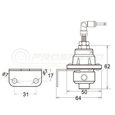 Tomei Type S Adjustable Fuel Pressure Regulator