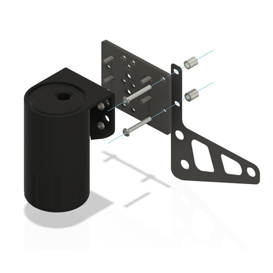 Radium Air Oil Separator w/RHD Bracket