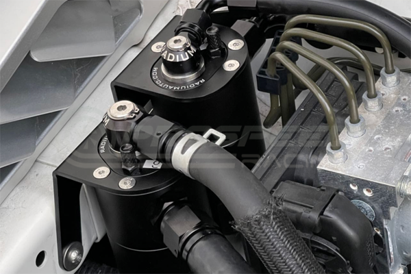 Radium Engineering Dual Fluid Lock Catch Can Kit