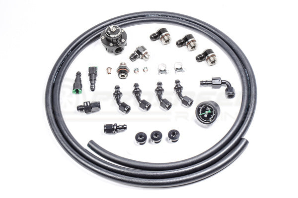Radium Series Fuel Rail Plumbing Kit w/DMR RA Regulator - Subaru WRX/STI/FXT/LGT (EJ20/EJ25) 20-0978