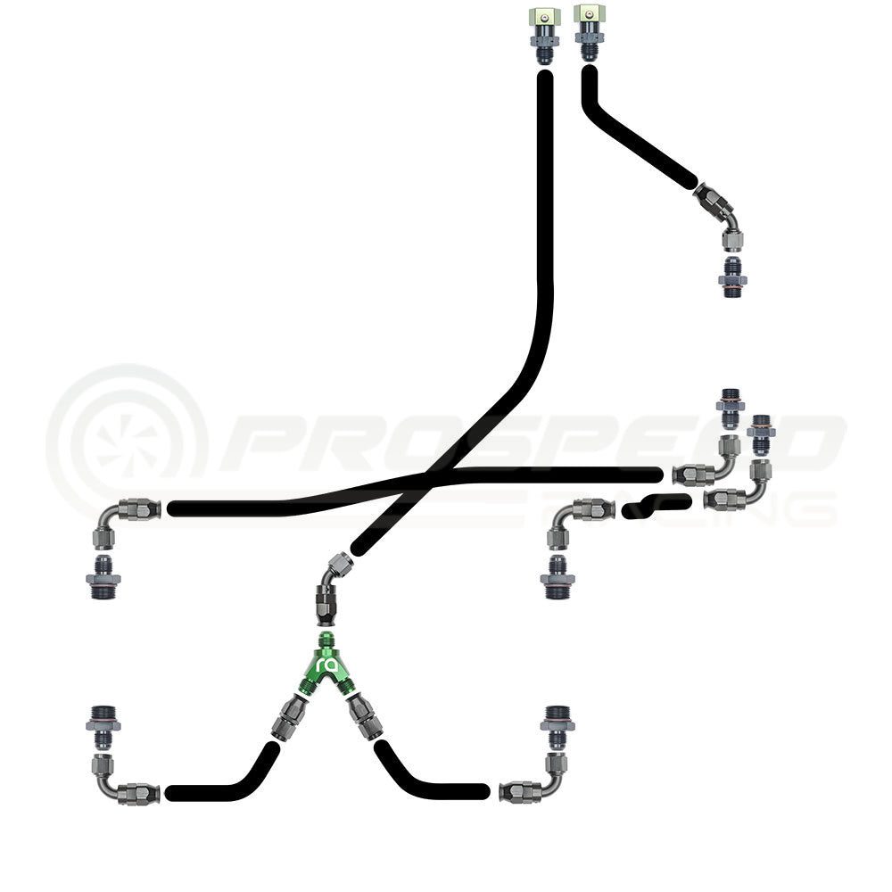 PSR by Radium Fuel Rail Plumbing Kit