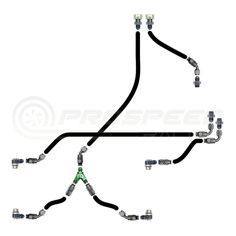 PSR by Radium Fuel Rail Plumbing Kit