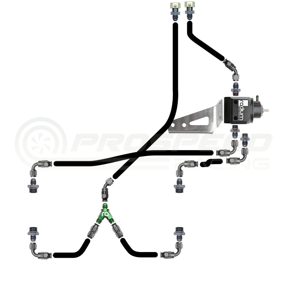 PSR by Radium Fuel Rail Plumbing Kit