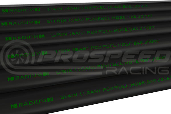 Radium E85 Safe Reinforced PCV/Fuel Hose - Sold Per Foot