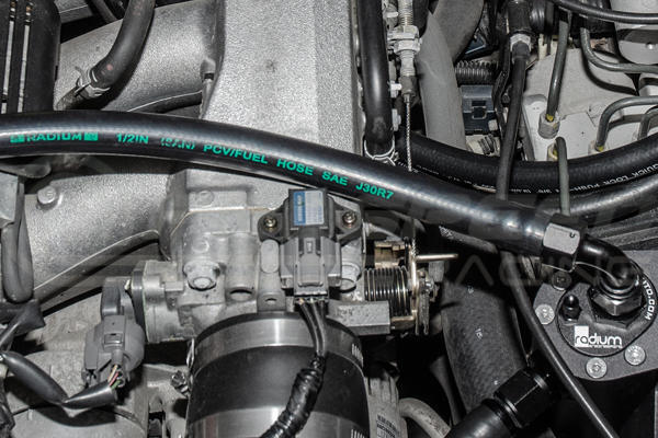 Radium E85 Safe Reinforced PCV/Fuel Hose - Sold Per Foot