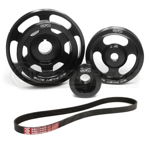 GFB Lightweight Underdrive 3 Pulley Kit - Subaru WRX 08-14/STI 08-21/FXT 08-13/LGT 04-12 2014-KIT