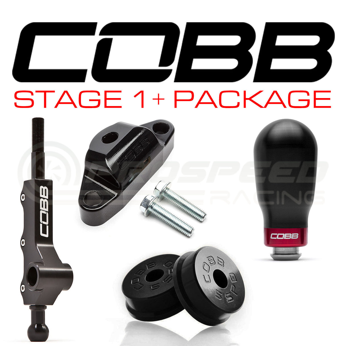 Cobb Tuning Stage 1+ Drivetrain Package w/Tall Weighted Knob