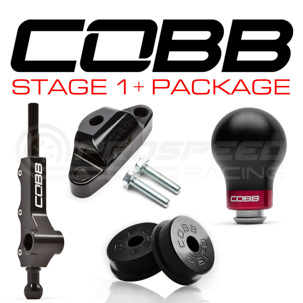 Cobb Tuning Stage 1+ Drivetrain Package Tall Shifter & Weighted Knob