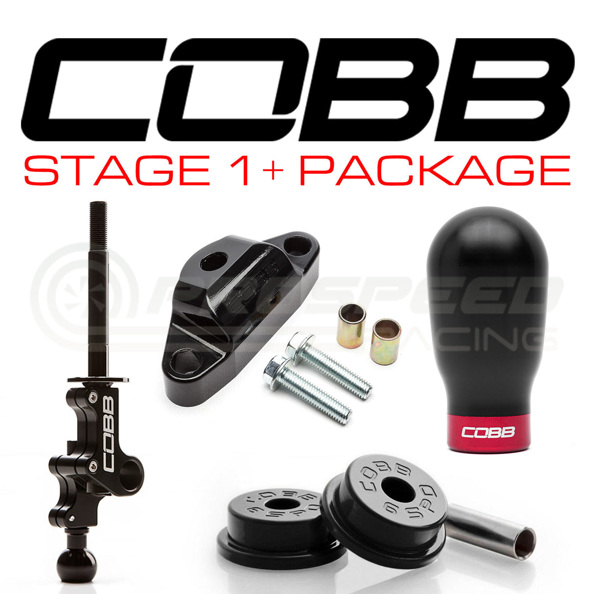 Cobb Tuning Stage 1+ Drivetrain Package w/Tall Weighted Knob