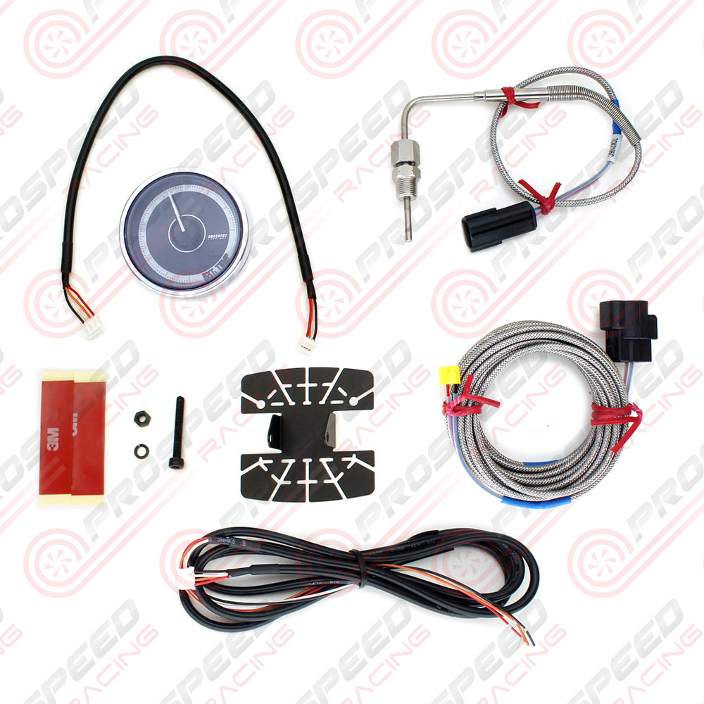 Prosport 52mm Crystal Series EGT Exhaust Gas Temperature Gauge
