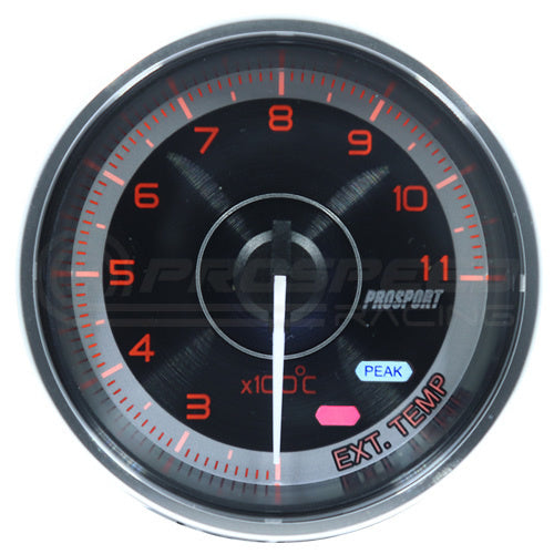 Prosport 52mm Crystal Series EGT Exhaust Gas Temperature Gauge
