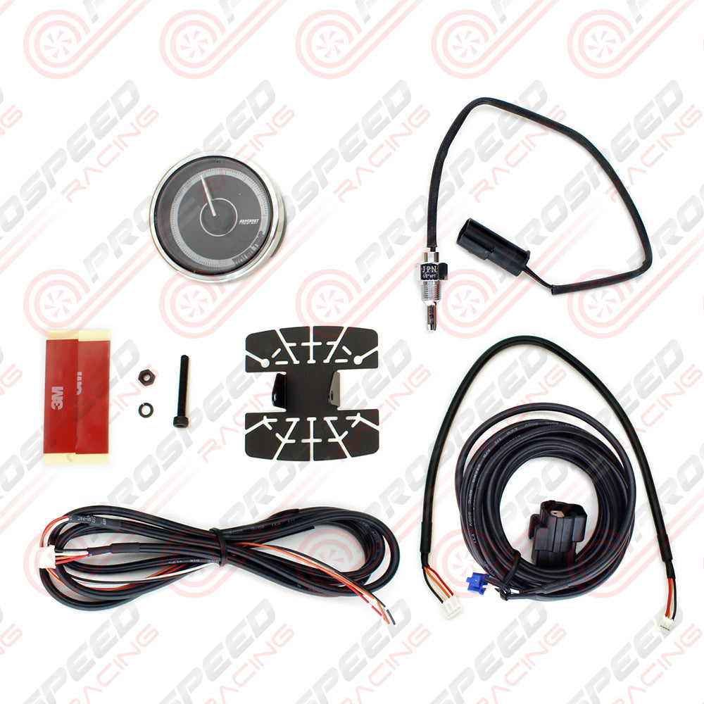 Prosport 52mm Crystal Series Water Temperature Gauge