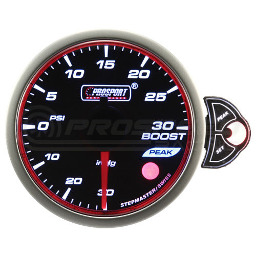 Prosport 52mm Halo PK Series Performance Gauge Range - Red/White/Blue