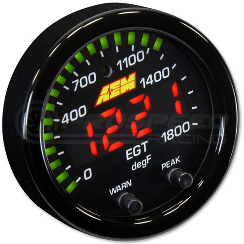 AEM 52mm X-Series Digital EGT Gauge 0-1000c 30-0305