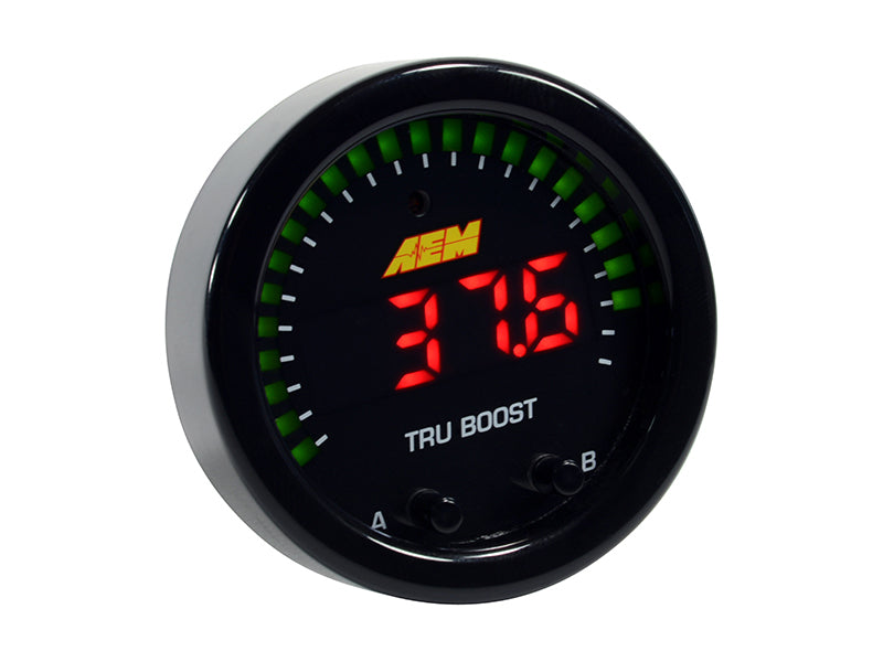 AEM 52mm Tru-BoostX Boost Controller Gauge