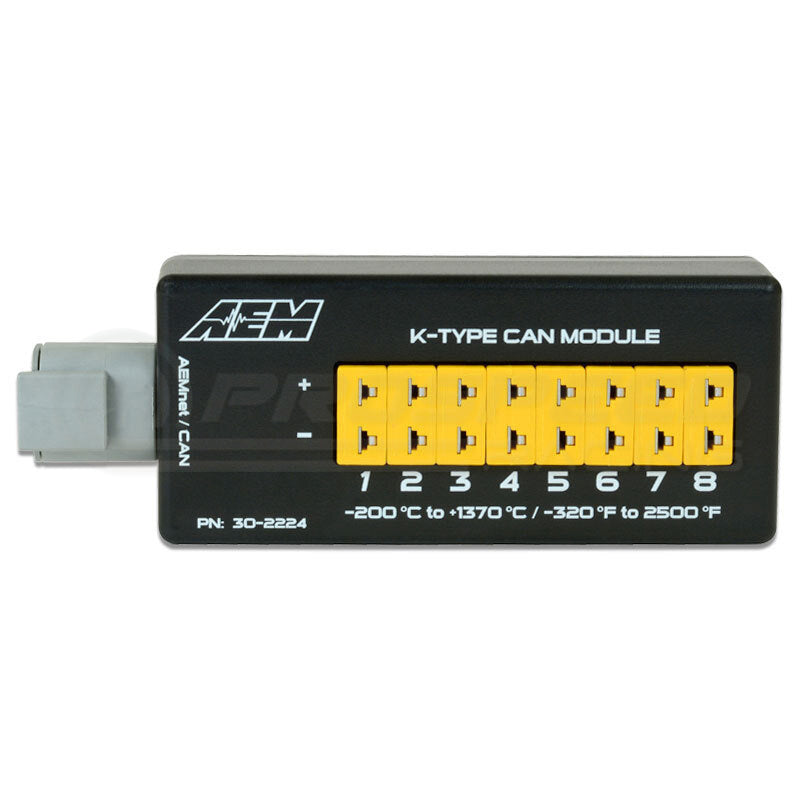 AEM 8-Channel K-Type Thermocouple EGT/Temperature Sensor Module 30-2224