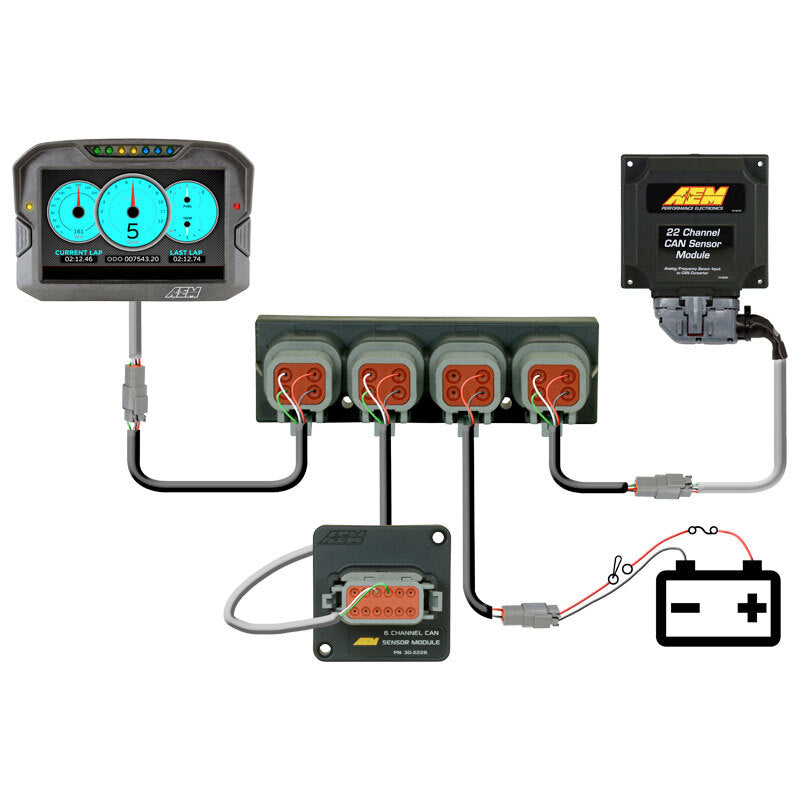 AEM 4 Port AEMnet CAN Hub