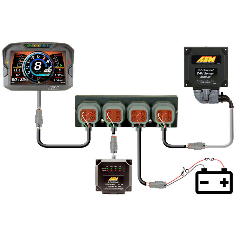 AEM 4 Port AEMnet CAN Hub