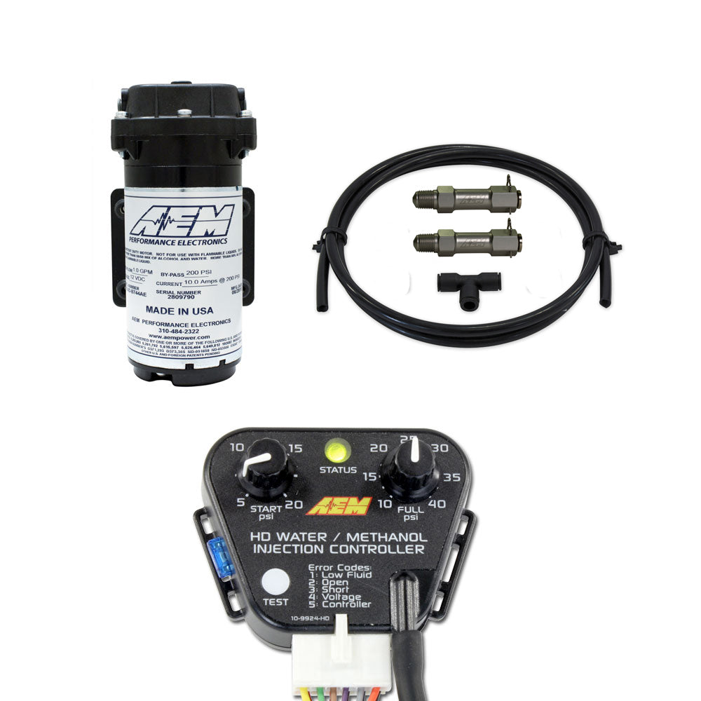AEM V3 Diesel Water/Methanol Injection Kit w/40psi Controller, No Tank