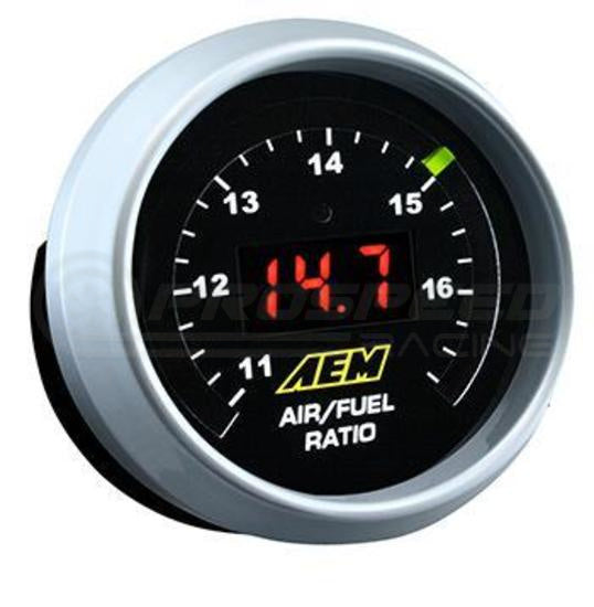 AEM 52mm Wideband O2 Air/Fuel UEGO Gauge Kit (No Sensor) 30-4110NS