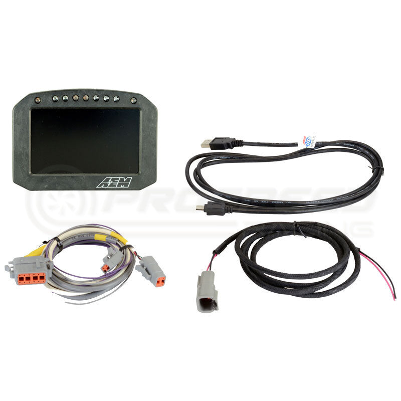 AEM CD-5F Carbon Flat Panel Digital Racing Dash Display 30-5600F