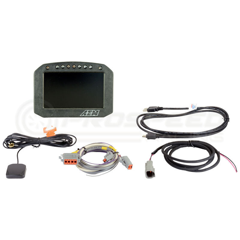 AEM CD-5F Carbon Flat Panel Digital Racing Dash Display 30-5600F