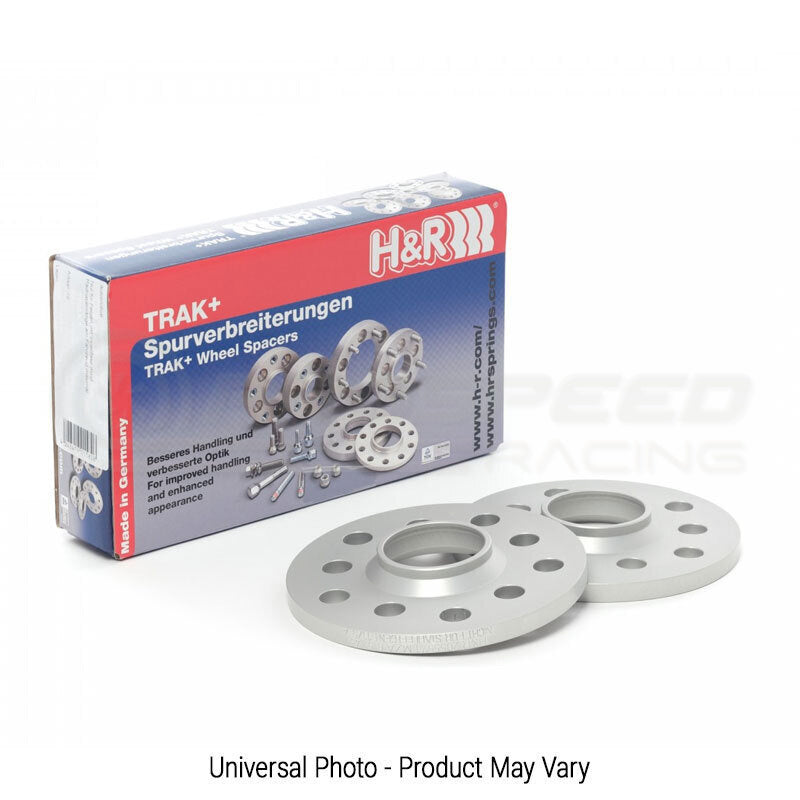 H&R Trak+ DR Wheel Spacers PAIR 15mm Silver - Audi Q7 4L/Bentley Bentayga/Porsche 911/Panamera/Boxst