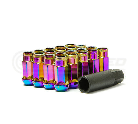 Muteki 48mm Open Ended SR48 Steel Wheel Nuts M12 x 1.5