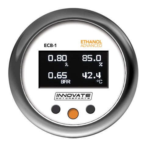 Innovate Motorsports ECB-1 Ethanol Content/Fuel Temp/Boost/AFR Advanced Gauge Kit