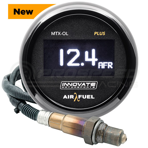 Innovate Motorsports MTX-OL PLUS Digital OLED Wideband AFR Air/Fuel Gauge Kit w/8ft Cable