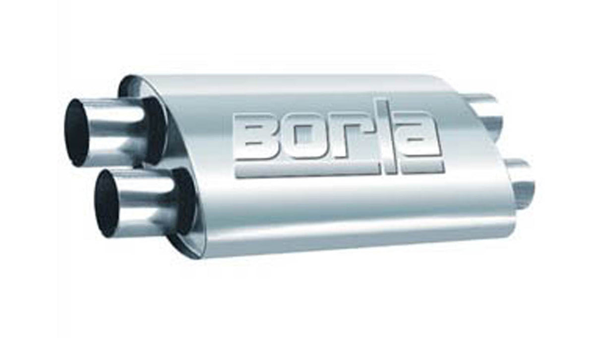 Borla ProXS Universal Muffler - Dual 2.5" Inlet/Outlet