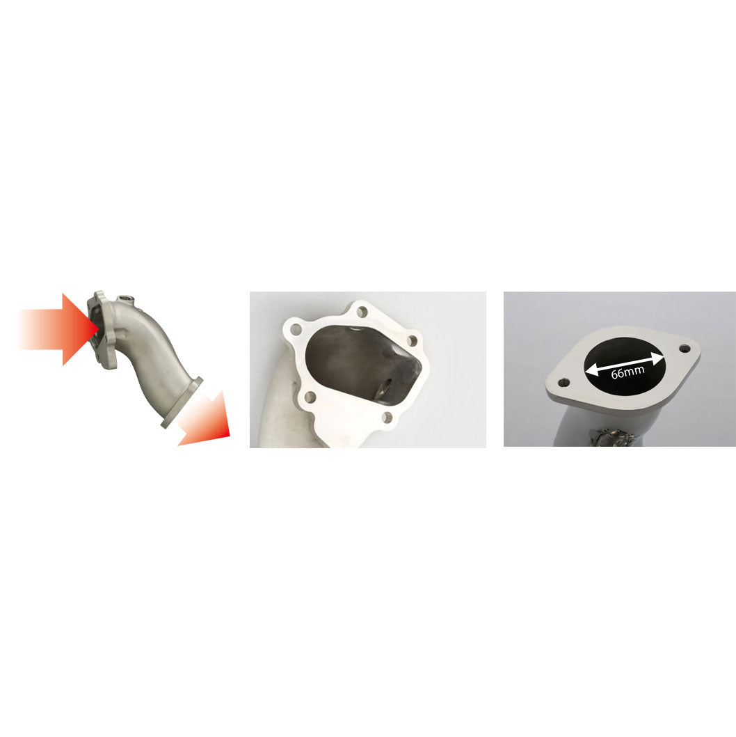 Tomei Full Cast Turbo Outlet Pipes
