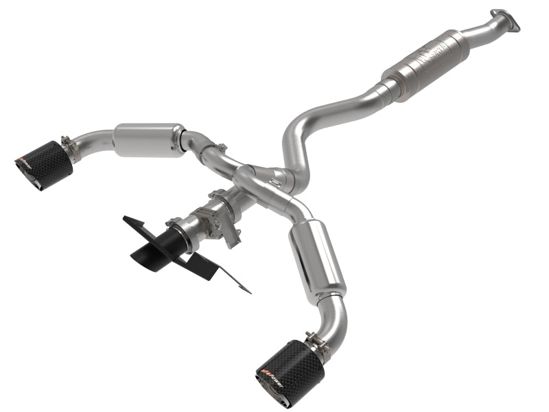 aFe Gemini XV Dual 2.5" Cat Back Exhaust w/Cut Out